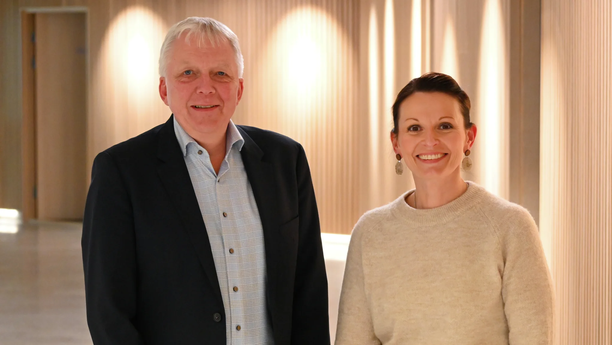 Kjell Rune Tveita, Head of IT and Noora Hyvätti, Head of HR Business Partners
