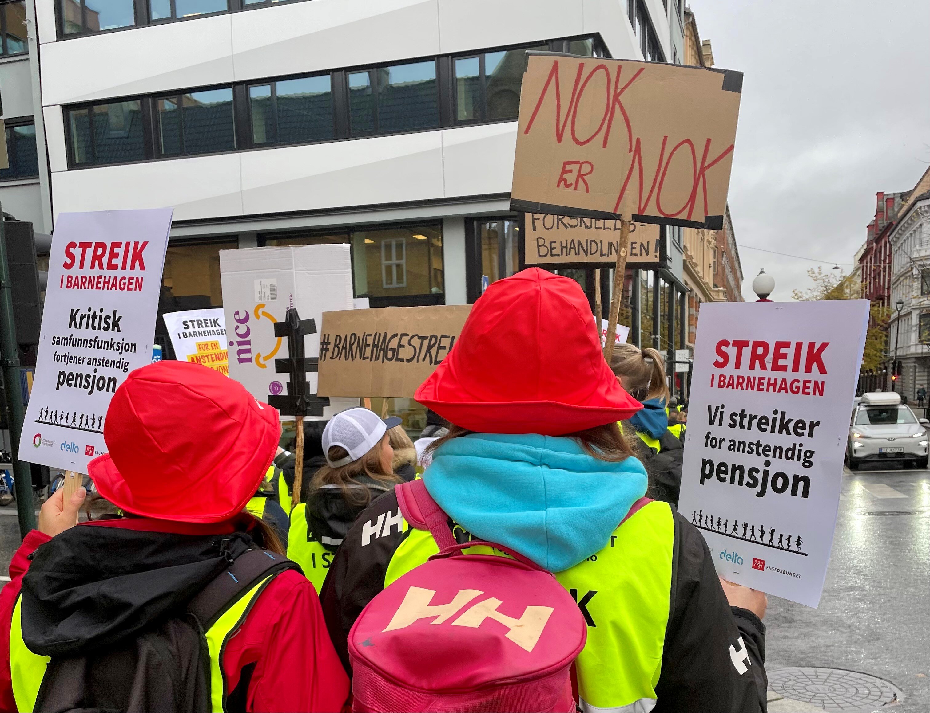 Streikemarkering i Oslo