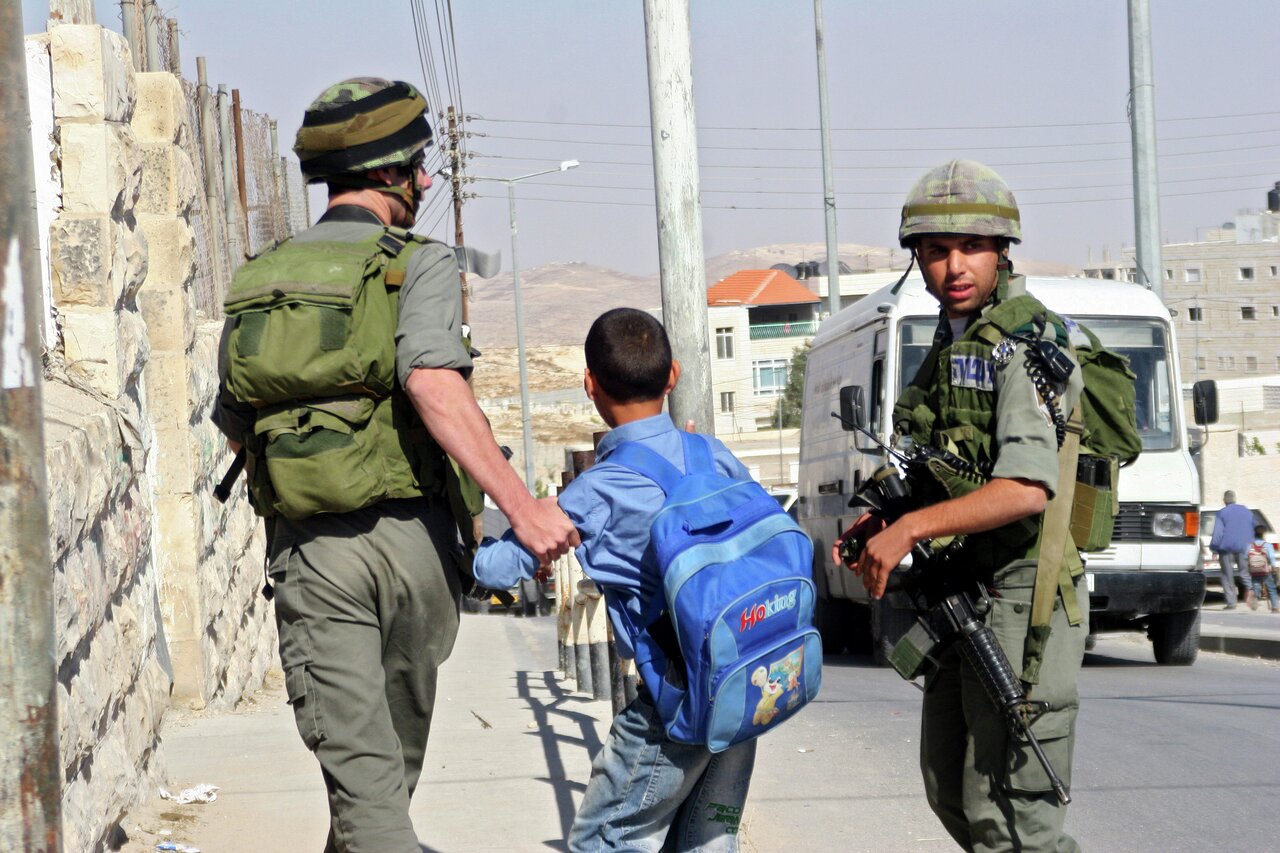Israeli soldiers often harass Palestinian kids: in January ?07, border police shot to death Abir Aramin, a 10 year-old girl on her way home from Anata school, with a rubber bullet; no stones were thrown by any kids that day.  Her father is active in Combatants for Peace.  The file investigating her death was closed for insufficient evidence.