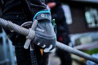 Vinterhandskar Granberg getskinn varmfodrade grå/vit 12