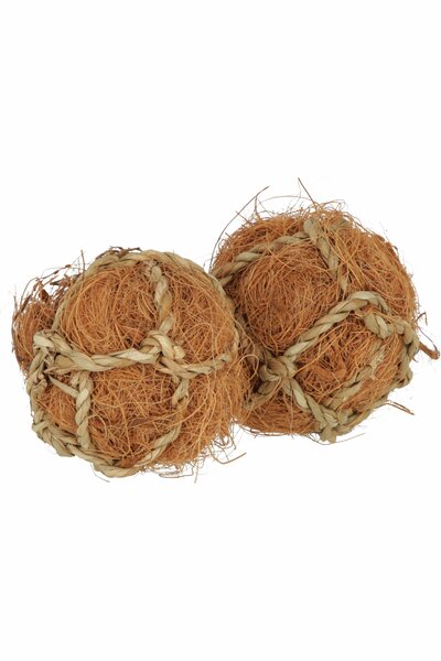 Gnagarbollar Kerbl kokosfiber och jute 6cm 2-p