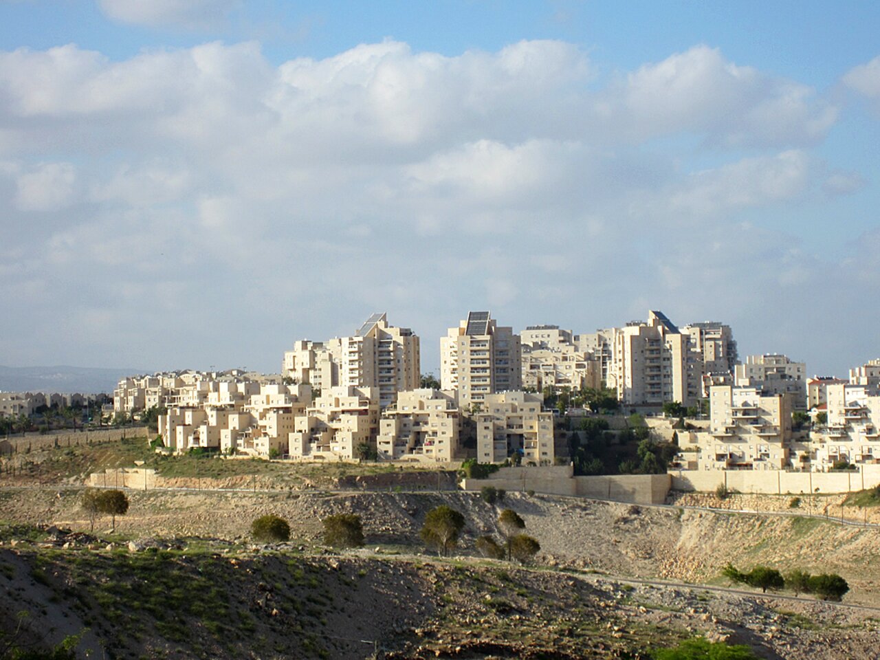 Den ulovlige bosettingen Ma'ale Adumim på Vestbredden
