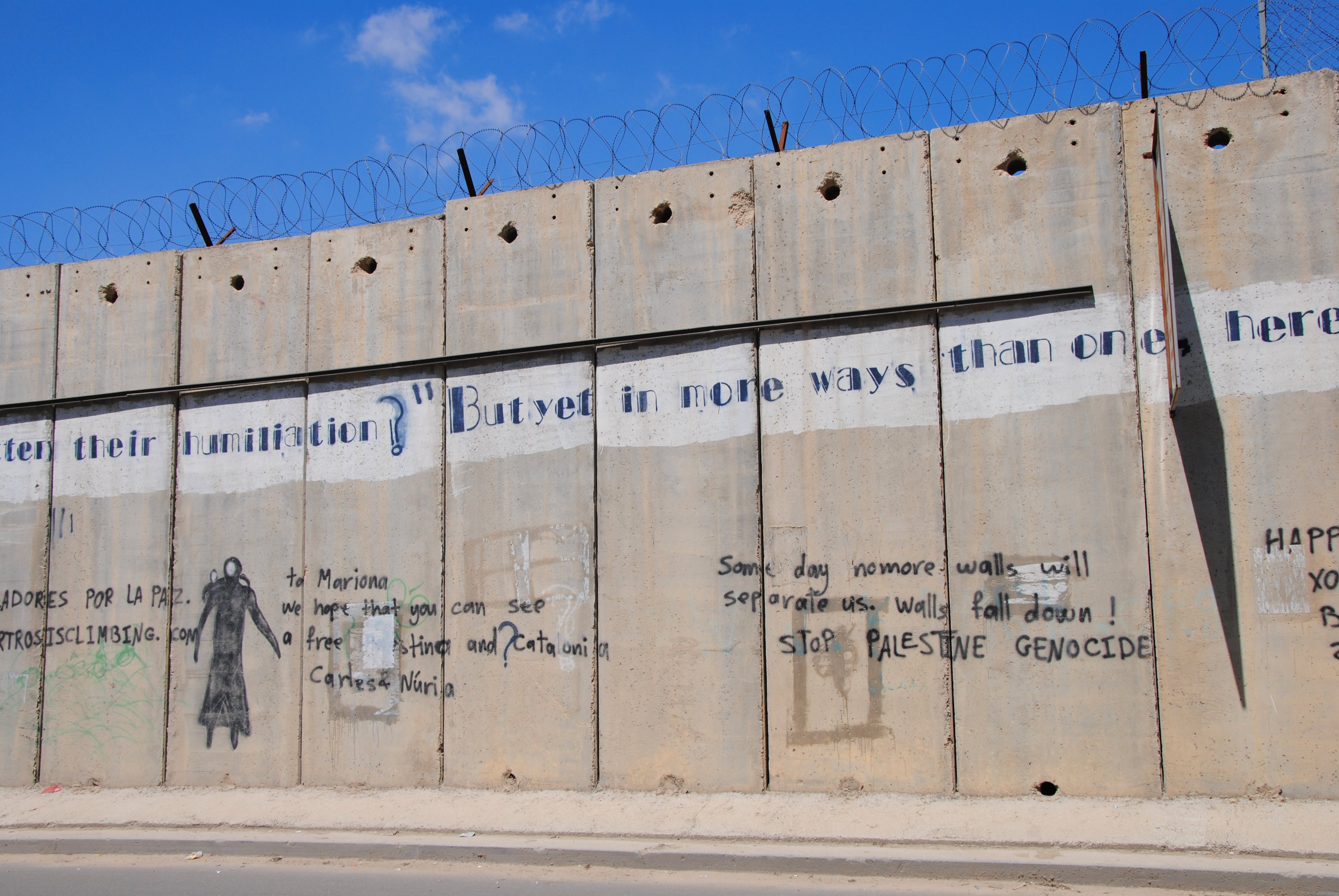 Palestina, Vestbredden, muren