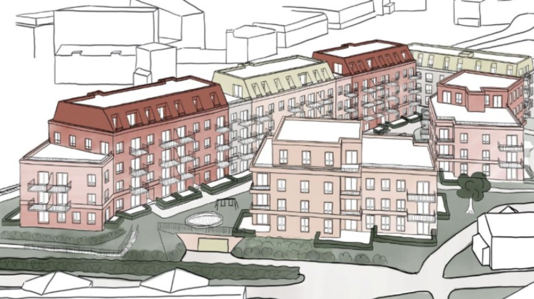 illustrasjon detaljregulering Nordbyveien 1