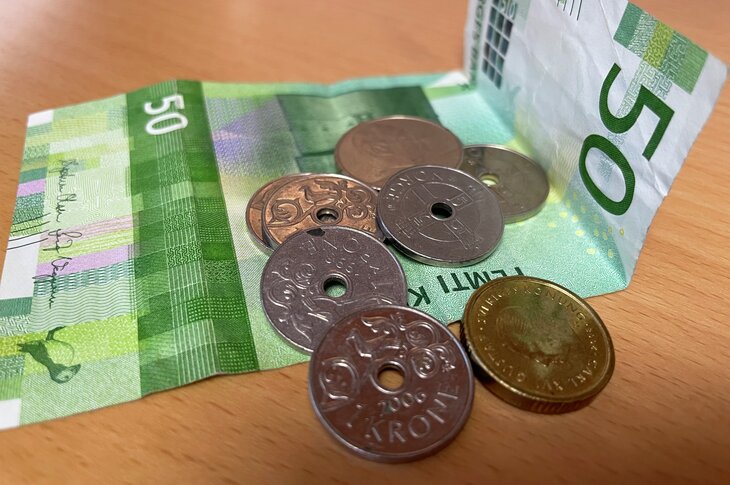 Bilde av noen norske pengesedler
