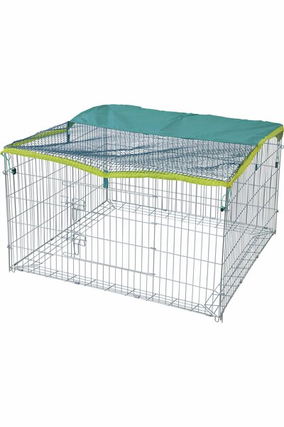 Utomhushage Kerbl med rymningsskydd 115x115x65cm