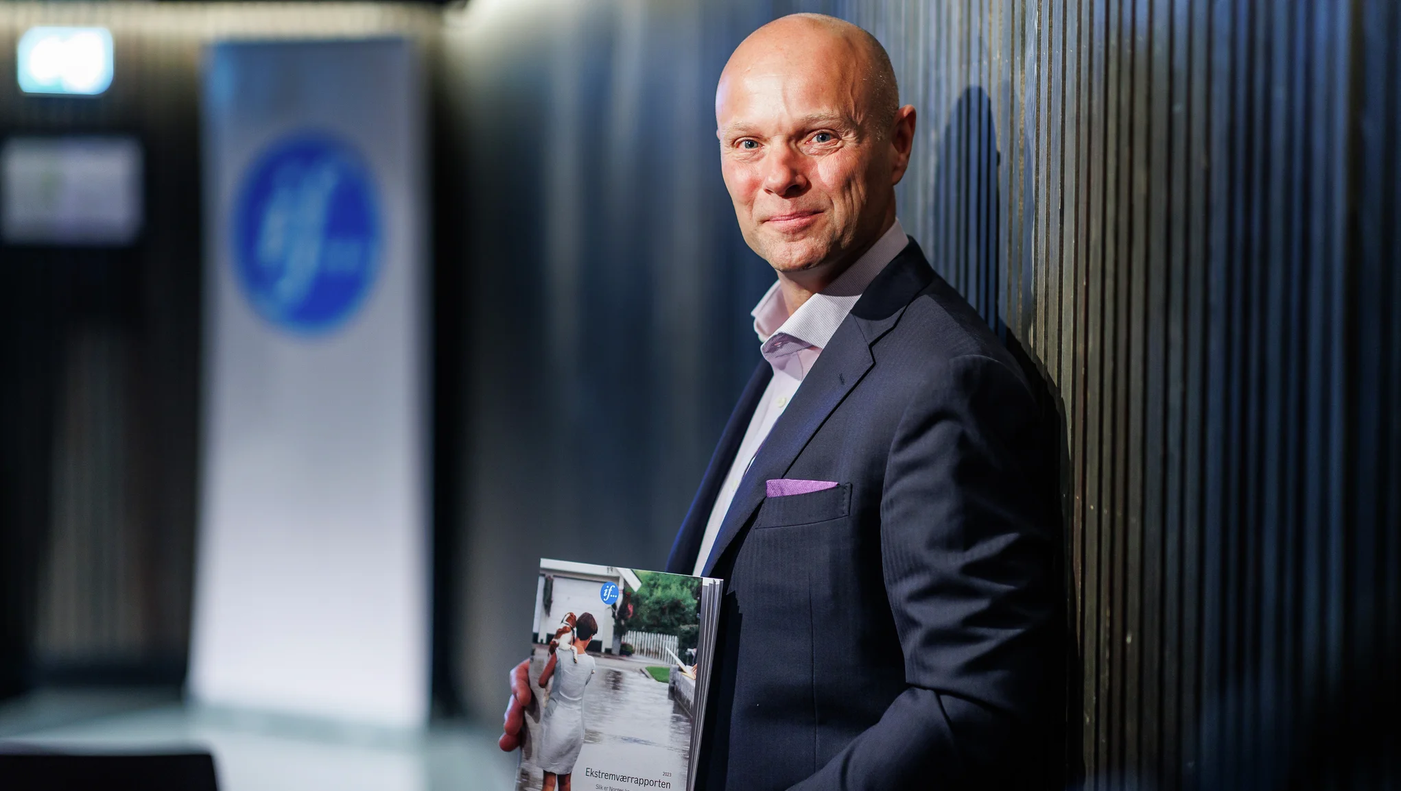 Morten Thorsrud med ekstremværrapporten 2022