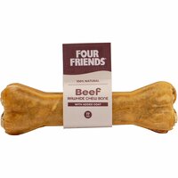 Hundtugg FourFriends Tuggben Beef Rawhide med get