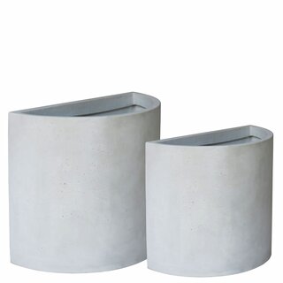Cementkruka halv mot vägg s/2 D22/28 H41/49 cm
