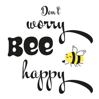 Napkin Lunsj Bee Happy