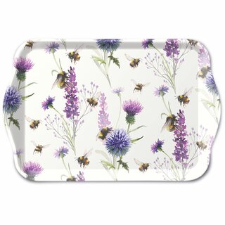 Tray Melamine 13x21 cm Bumblebees in the Meadow