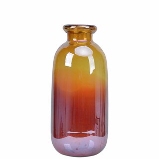 SERENA Vase i glass håndlaget D19,5 H42,5 cm amber/gold