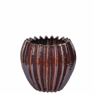 ARON Potte D17,5 H16 cm granate brown