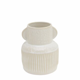 ANNIKEN Vase D17 H20,5 cm white