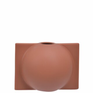 KASPAR Vase D16.5 H15.5 cm tan Nedsatt 70%