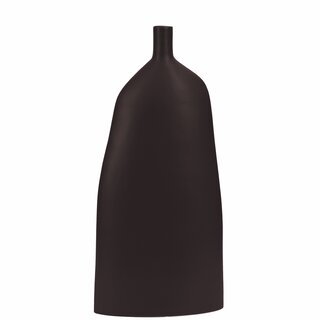 PAMPAS Vase L27 H60 cm matt black