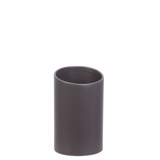 JAKOB Vase sylinder D12,5 H20,5 cm grey