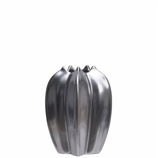 ANA Vase D10 H15 cm silver
