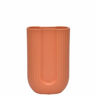 IDUN Vase B15,5 D8 H24 cm dusty orange Nedsatt 70%