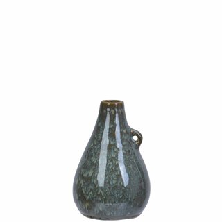 ELIZA Vase D13 H19 cm green/blue