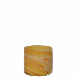 EMAN Lyslykt/vase D11,5 H11 cm caramel
