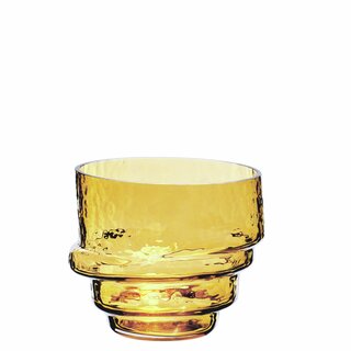 EMIR Vase  D14,2 H12,8 cm light amber