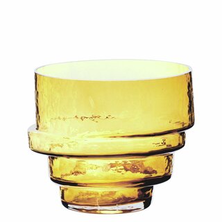 EMIR Vase D16,1 H14,5 cm light amber