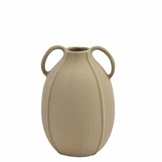 IHNE Vase D16 H23,5 cm sandy beige