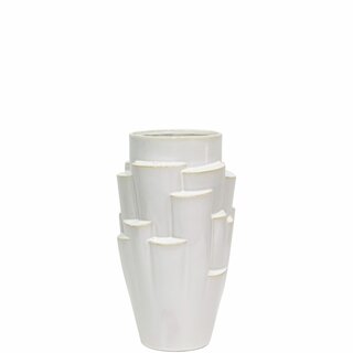 LENA Vase D19,5 H33,5 cm white