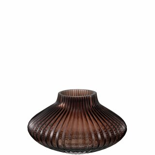 ELVIRA Vase/Lykt D18 H10,5 cm hazel brown