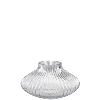 ELVIRA Vase/Lykt D18 H10,5 cm clear