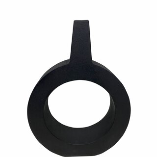 RING Dekorvase H68 cm frosted black