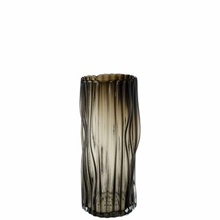 BAYAN Vase D11 H25 cm solid brown/grey