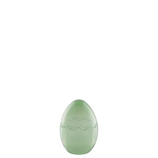 EGGY Glassegg/skål m/lokk D6,6 H9 cm jade