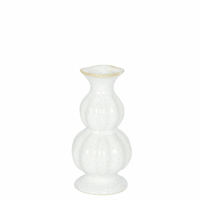 Vega Vase D6 H12 cm white