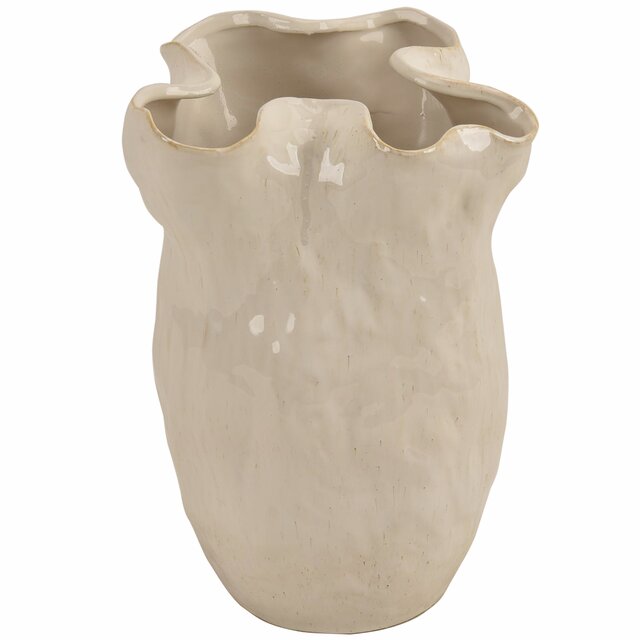 138th Vase D24,5 H34 cm white
