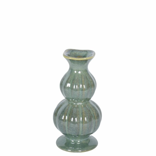 Vega Vase D6 H12 cm green