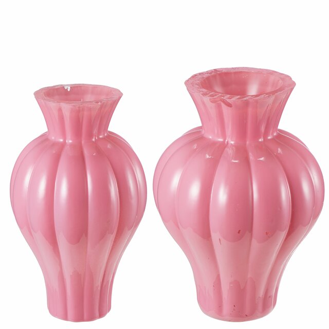 Raquel Mini vases 2ass D7/7,5 H10,5/12 cm solid pink