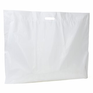 Plastpose hvit LD, 80x60/4 cm