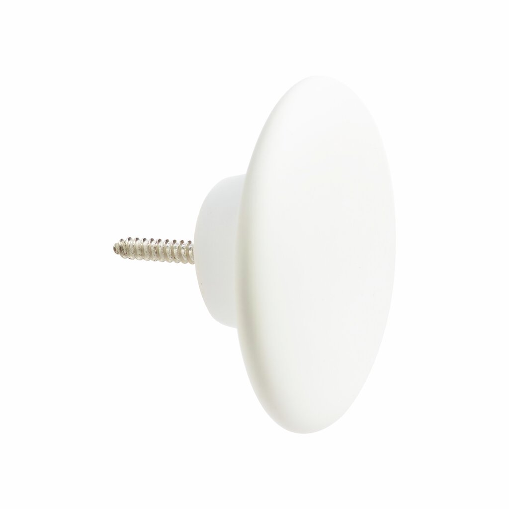 Nordic - Knagg Hvit D6x2,5 Keramikk, metall Consilimo