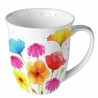 Mug 0.4 L Colourful Summer Flowers