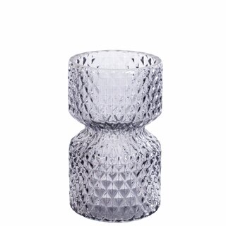 TONJE Hyasint vase D7 H12 cm grå