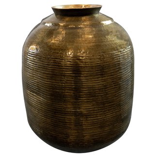 FABIO Vase D46 H61 cm brass antique