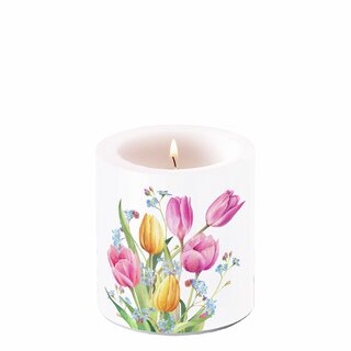 Candle Small Tulips Bouquet