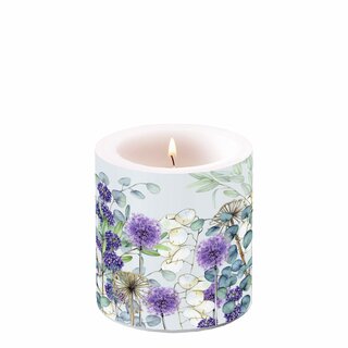 Candle Small Lunaria Green