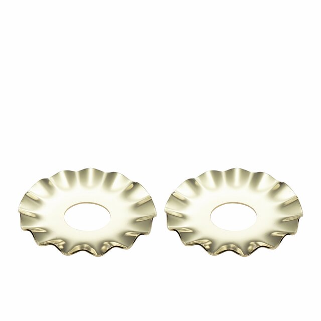 Siri - Lysmansjett Wave S/2 Metall D7,2x0,3cm Gull