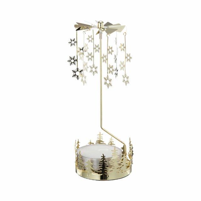 Istind - Telysholder Metall D7,2x22cm Gull