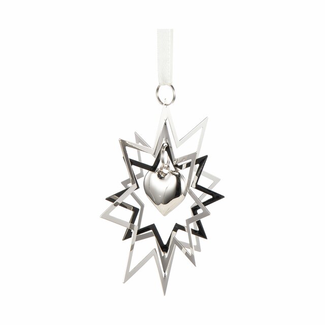 Istind - Juledekor Metall 6x5,5x8,4cm Sølv