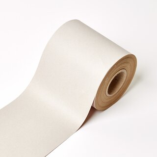 Kransebånd papir hvit B 12,5cm L50m