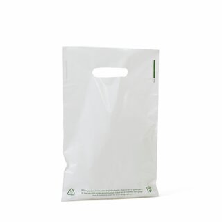 Plastpose resirk 25x35 cm hvit